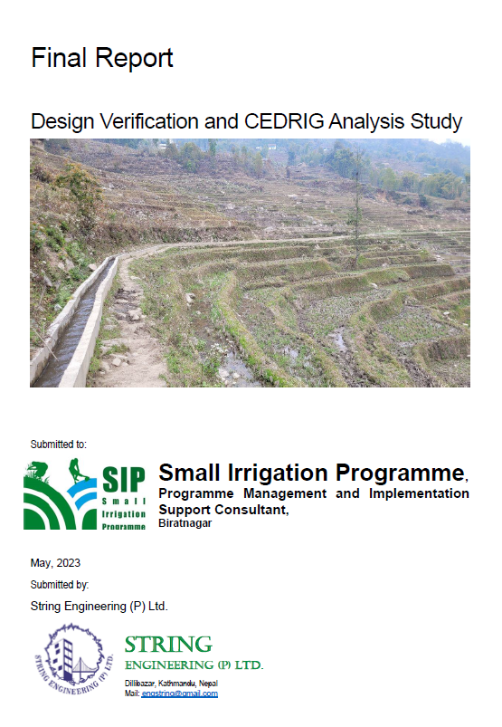 Design Verification and CEDRIG Analysis Study